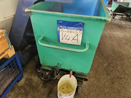 Mulde / Spänekübel grün 450 l – RESALE