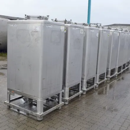 Thielmann Ucon 1070 Liter Transport-Container aus V2A (DIN6601) – RESALE