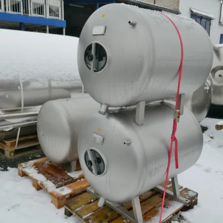 Duotank Biertanksysteme 500 Liter Druckbehälter aus V2A – RESALE