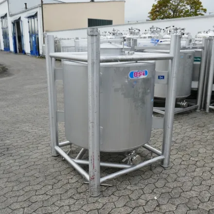 Bsi Biemont Soneco Industries 1000 Liter Pharma-Container aus V4A – RESALE