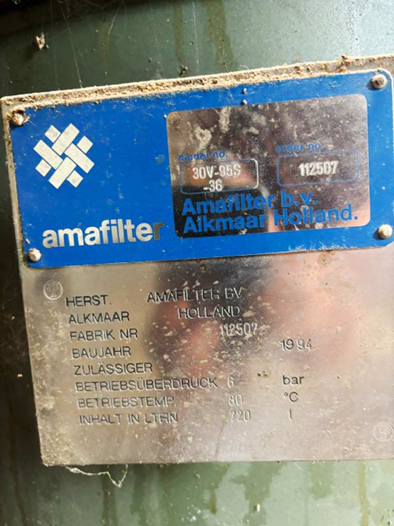 Amafilter 30V-95S-36 Vertikaler Druckblattfilter