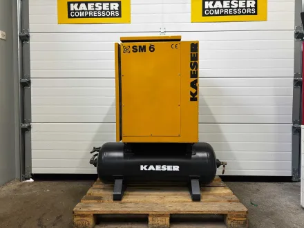KAESER SM 6 Schraubenkompressor mit integriertem Luftempfänger – RESALE