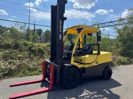 Hyster - 2008 - H5,0FT - 4,7M Duplex, Seitenschaltung, Gabelpositionierer - 5183 Stunden - Gabelstap – RESALE