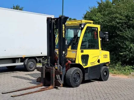 Hyster - 2022 - H4,5FTS5 - 2138 Stunden, 3,4M Duplex, Gabelpositionierer, Seitenschalter - Gabelstap – RESALE