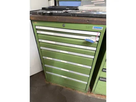 BEDRUNKA + HIRTH  Werkstattschubladenschrank mit Inhalt – RESALE