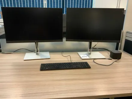 HP E24 G4 Monitore und Dockingstation – RESALE