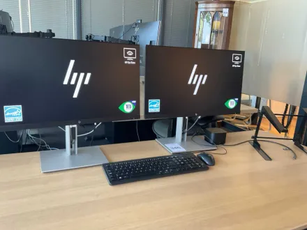 HP E24 G4 Monitore und Dockingstation – RESALE