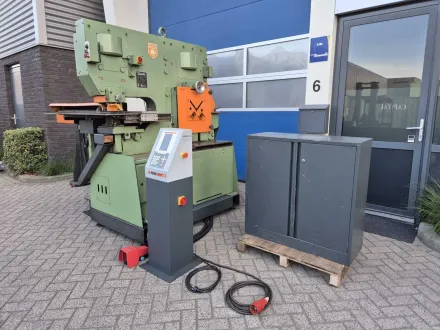 PEDDINGHAUS - 2024 - Peddimax 1002 - Stanz- und Schermaschine mit PEHU 212 Koordinationstisch – RESALE
