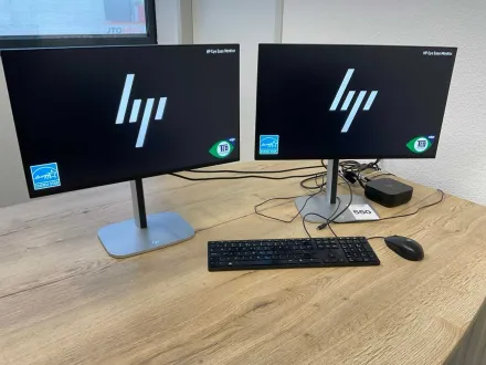 HP 524pf Monitore und Andockstation – RESALE