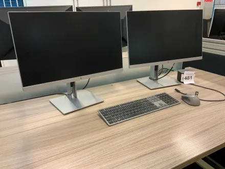 HP E233 Monitore und Dockingstation – RESALE