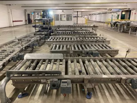 Franpack GMBH/blume Förderanlagen Produktionslinie und Palettenlift-Produktionslinie – RESALE