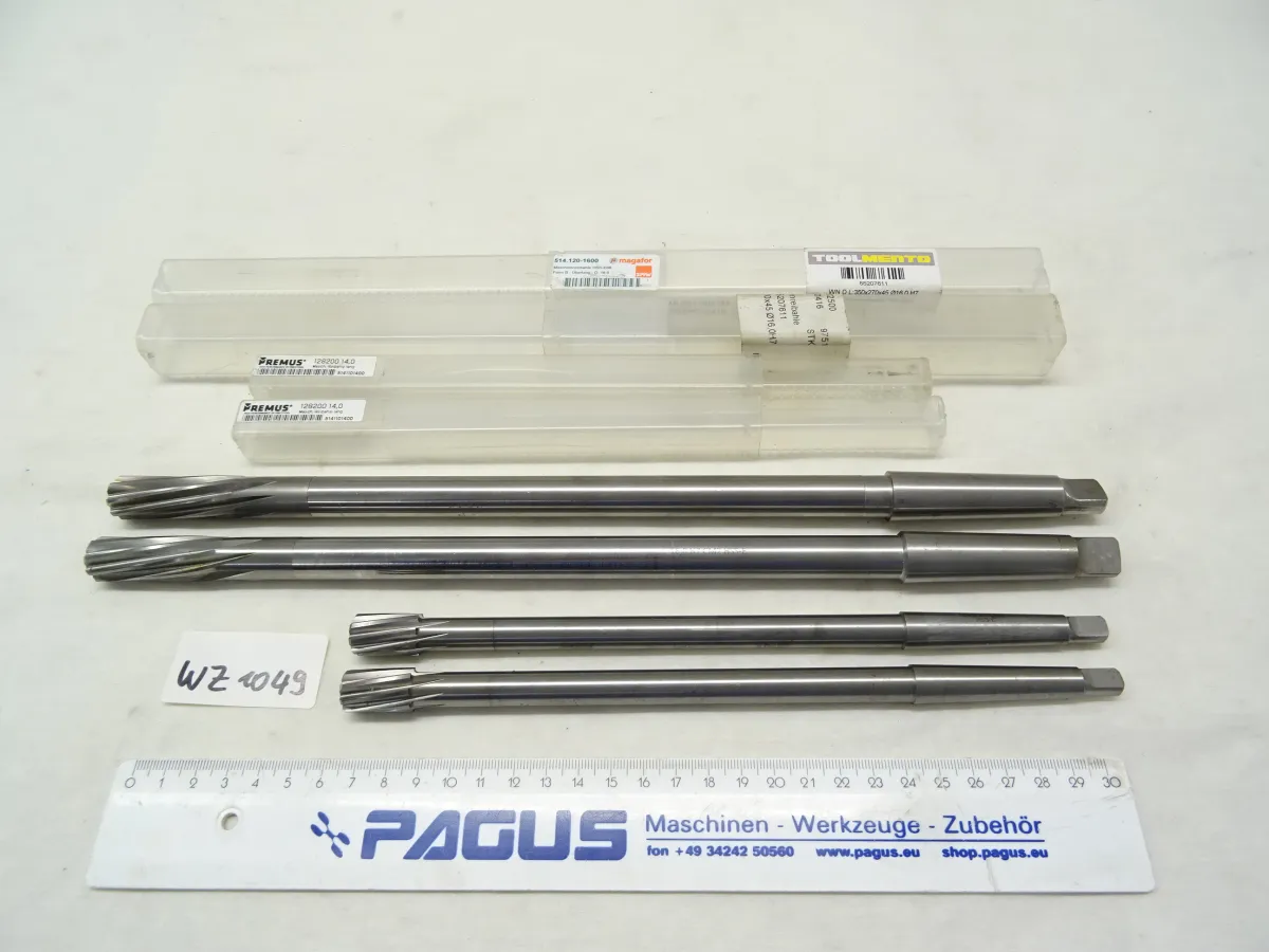 Maschinenreibahle Ø 14 mm, 2 Stück, Ø 16 mm, 2 Stü