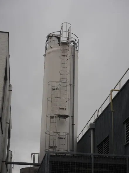Spiromatic polyester flour silo, type: PS, serial – RESALE
