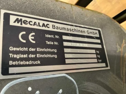 Mecalac Lastarm für Radlader – RESALE