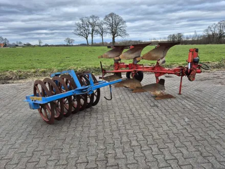 Krone-3-Schaft wendbaren Pflug mit Furchenpacker und Laufrad – RESALE