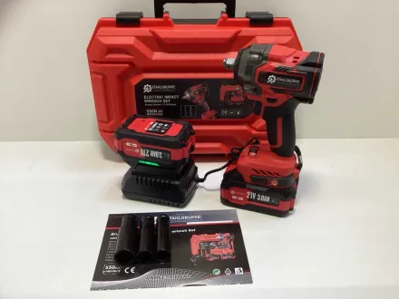21V Akku-Schlagschraubenschlüssel mit Gehäuse 550N – RESALE