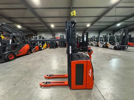 2019 Service + UVV 06/2027  Linde L16i 1.600kg Duplex 284cm Waage Hubwagen Hochhubwagen Ameise 1.528 – RESALE
