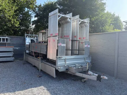 2024 selbstgebauter Gerüst-Rackanhänger – RESALE