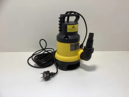 VDT Gartenabwasser-Tauchpumpe IPX8 – mit Schwimmer – Gelb/Schwarz – RESALE