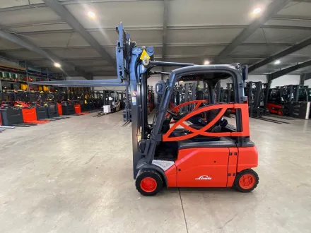 09/2020 Service + UVV 07/2027 Linde E20PL 2.000kg Duplex 340cm  3.+4. Ventil Gabelversteller Elektro – RESALE
