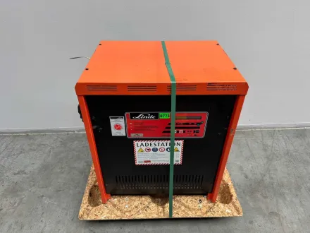 2016 Linde intronic B plus 48V 80A 500-750Ah Akku Batterie Ladegerät Gabelstapler Elektrostapler – RESALE