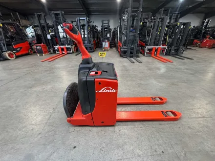 2021 Service + UVV 01/2027 Linde T16P 1.600kg Ameise Hubwagen stacker Plattform NUR 434 Stunden – RESALE