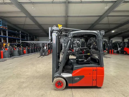 26/2023 Service + UVV 04/2027 Linde E16 EVO 1.600kg Duplex 314cm Elektrostapler Gabelstapler 7.749 S – RESALE