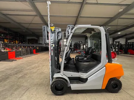 2019 Service + UVV 07/2027 Still RX70 3.500kg Triplex 450cm 3.+4. Ventil Gabelversteller Gasstapler – RESALE