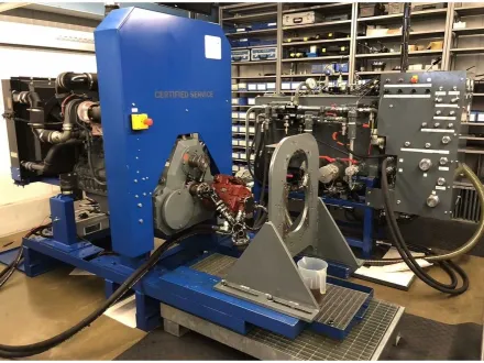 2 Kreis Hydraulikprüfstand für Hydraulikkomponenten Pumpen und Motore (Deutz Dieselmotor Motor Diese – RESALE