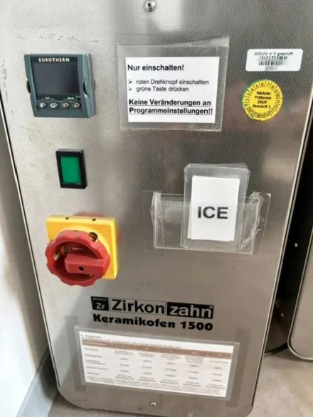 Zirkonzahn / Nabertherm Keramikofen 1500 Dentalöfen – RESALE