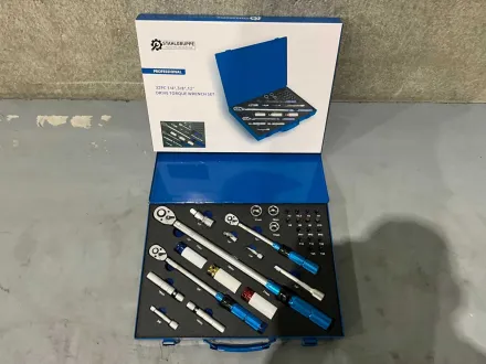 Stahlgruppe – 32-teilig – Drehmomentschlüssel-Set – RESALE