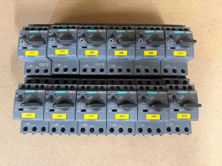 Siemens SIRIUS 3RV2021 Motorschutzschalter (12x) – RESALE