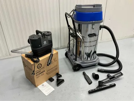 UMT – Industriestaubsauger 80L Nass-/Trockenreiniger UND punktueller Reiniger, leistungsstarke Dampf – RESALE