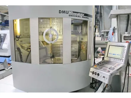 Deckel Maho - DMU 80 monoBlock / 5 Achsen CNC - Bearbeitungszentrum Universal – RESALE