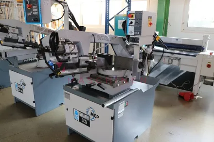 Mep Shark 282 CCS Gehrungsbandsäge Halbautomat – RESALE