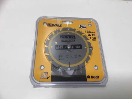 DeWALT DT1946 Konstruktion Kreissägeblatt 136mm - 16T V 24T – RESALE
