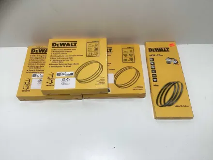 DeWALT Bandsägeblätter / Bandsägeblätter Set – 4-teilig (3x Band & 1x Band) – RESALE
