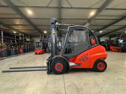 2019 Linde H50T EVO 5.000kg 3.+4. Ventil Gabelversteller Gasstapler Gabelstapler 16.956 Stunden – RESALE