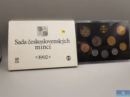 KMS Tschechoslowakei 1992 1 Heller - 5 Kronen + 10 – RESALE