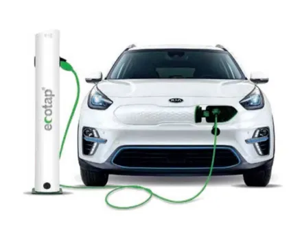 Ecotap – Ladesäule Duo weiß-weiß – Ladestation – RESALE