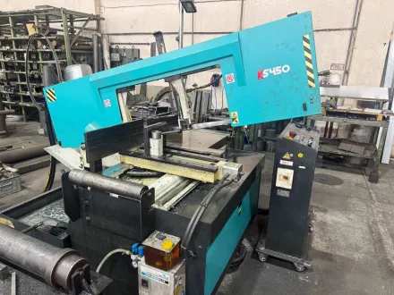 Berg & Schmid DGS 350/450 HA-I Halbautomatische Gehrungsbandsäge – RESALE