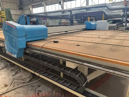 INTERMAC FOX SHAPE 6100 BC CNC Jumbo Glasschneidetisch – RESALE