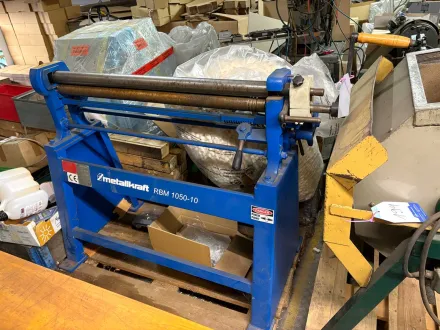 METALLKRAFT RBM 1050-10 Dreiwalzen-Biegemaschine – RESALE