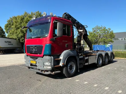 2009 MAN TGS 35.440 8X4-4 BL-Lkw mit am Lkw montiertem Kran – RESALE