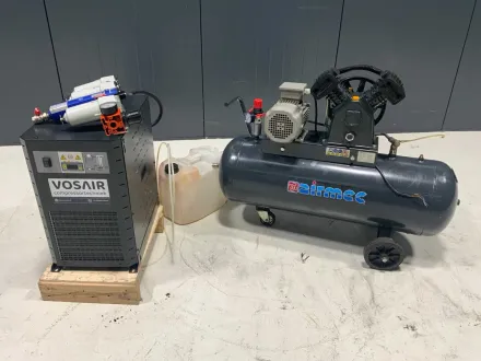 Airmec KP100400P Luftkompressor mit Lufttrockner – RESALE