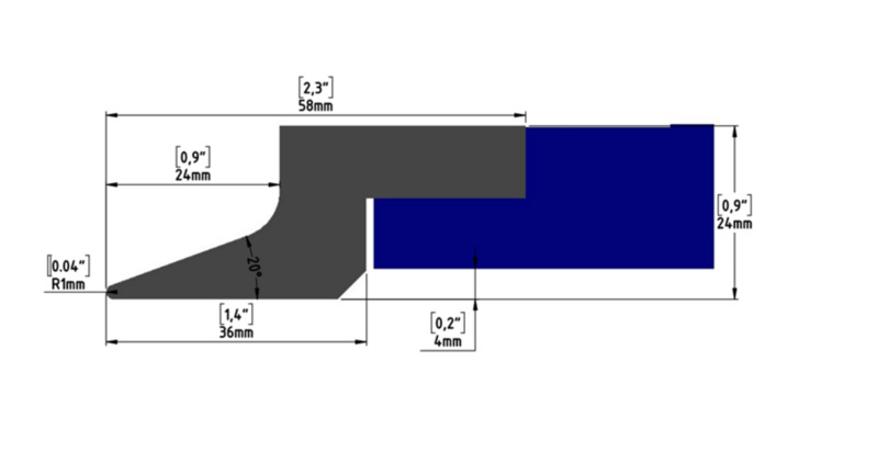 ERBEND MFG 3210 Schwenkbiegemaschine