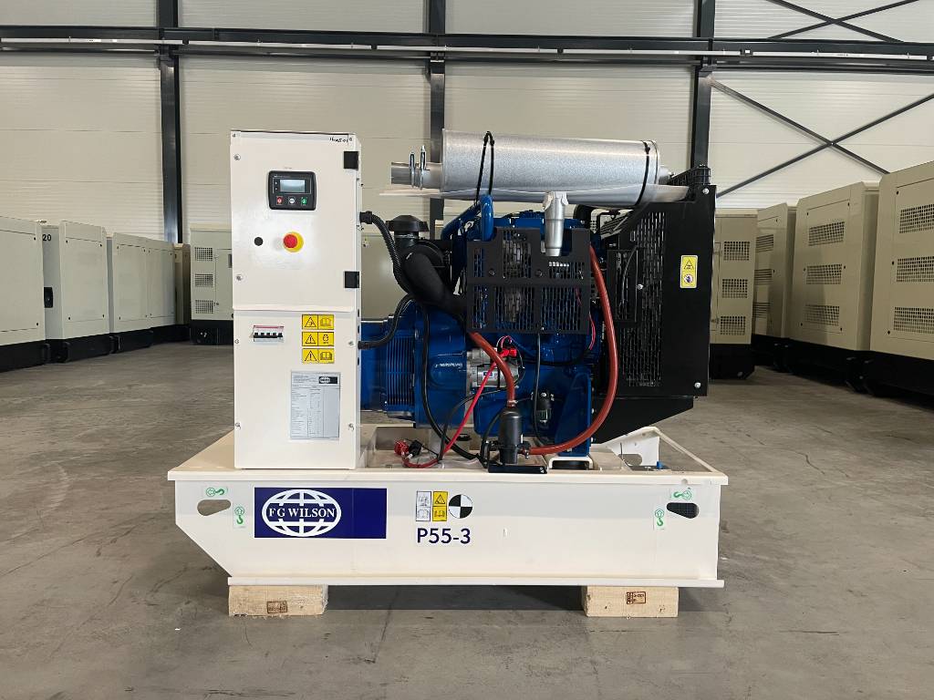 FG Wilson P55-3 - 55 kVA Open Genset - DPX-16005-O Diesel Stromaggregat