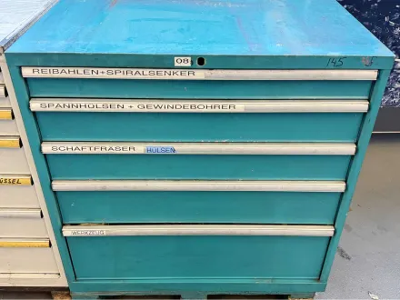 Schubladenschrank mit Inhalt – RESALE