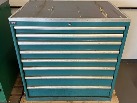 Schubladenschrank mit Inhalt – RESALE