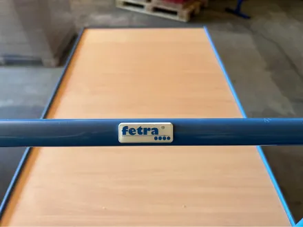 FETRA 2106 Kommissionierwagen – 3 Ladeflächen – 250 kg – mit Trittstufen – RESALE
